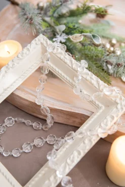 Decorator's Warehouse Christmas Accents^48” Acrylic Crystal Clear Bead Garland