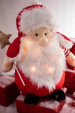 Decorator's Warehouse Christmas Accents^18” Battery Operated Light Up Santa Figure
