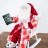 Decorator's Warehouse Christmas Accents^16” Bedtime Sitting Santa In Pajamas