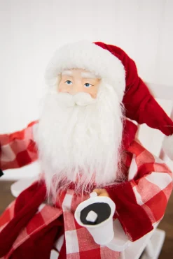 Decorator's Warehouse Christmas Accents^16” Bedtime Sitting Santa In Pajamas