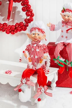 Decorator's Warehouse Christmas Accents^30" Bendable Candy Elf Ornament