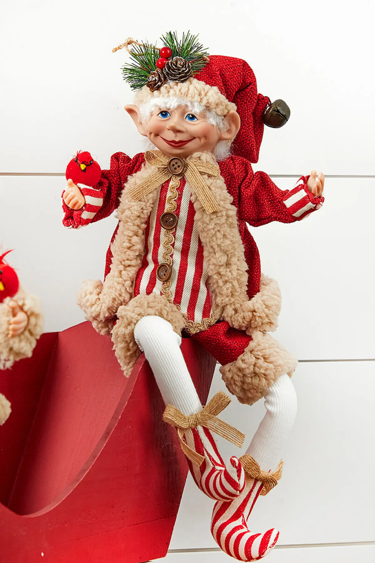 Decorator's Warehouse Christmas Accents^17" Bendable Winter Song Elf