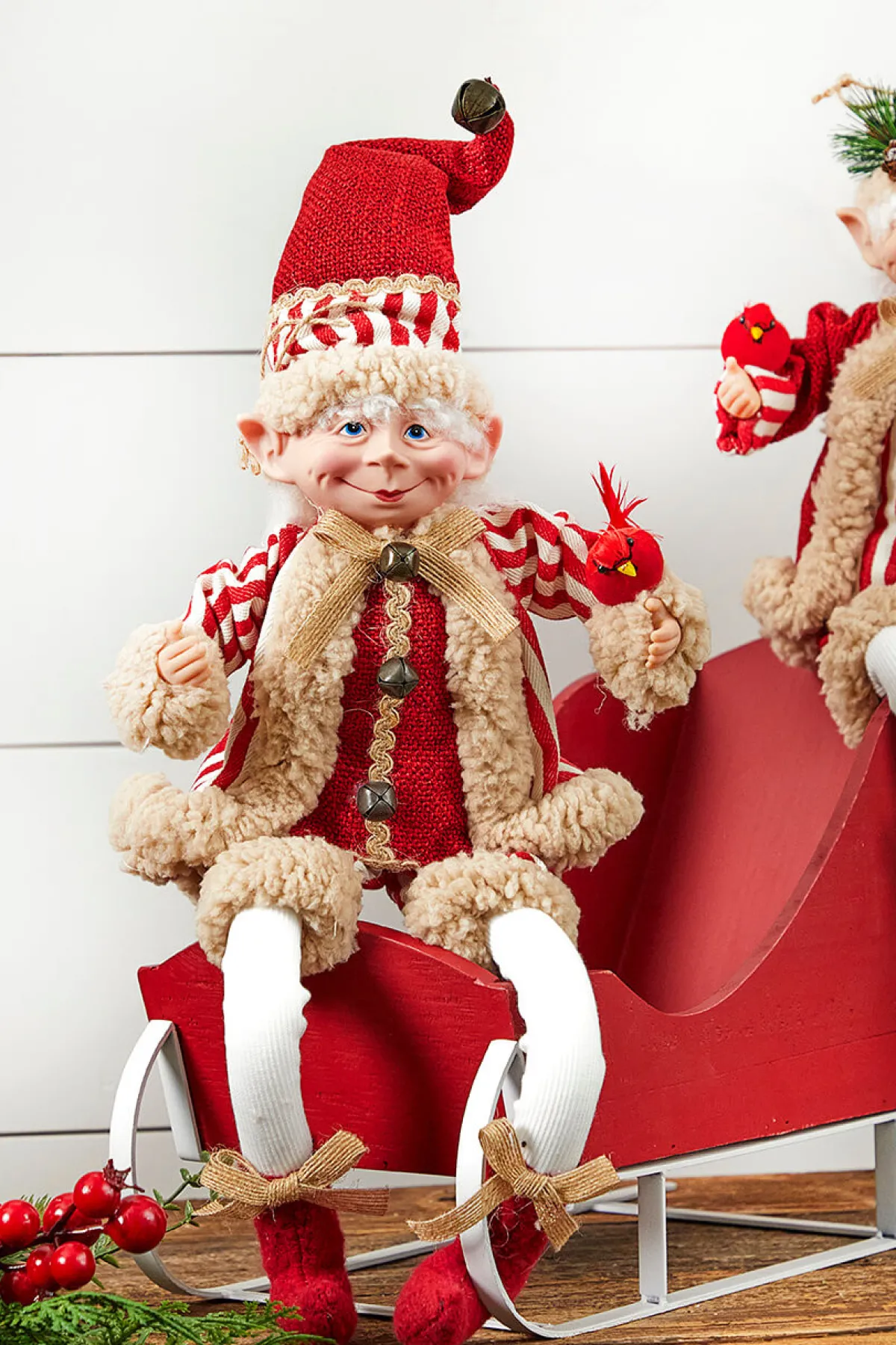 Decorator's Warehouse Christmas Accents^17" Bendable Winter Song Elf