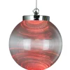 Decorator's Warehouse Borealis Lights|Indoor Lighting^10" Borealis Ball Lighted LED - Red
