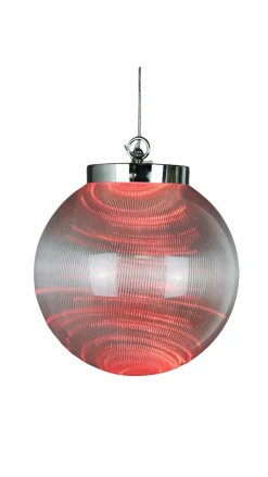 Decorator's Warehouse Borealis Lights|Indoor Lighting^10" Borealis Ball Lighted LED - Red