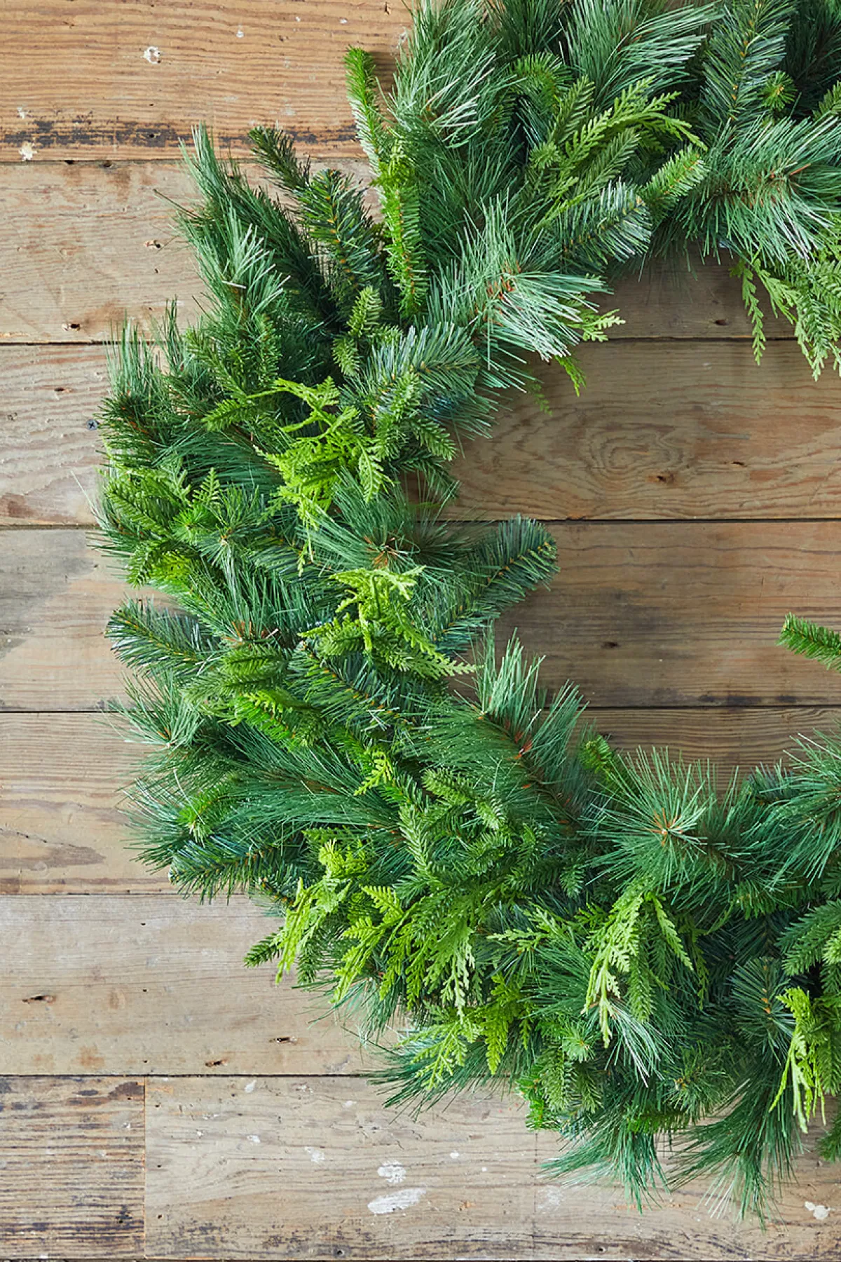 Decorator's Warehouse Christmas Wreaths^36" Bristle Pine With Natural Touch Evergreen Wreath