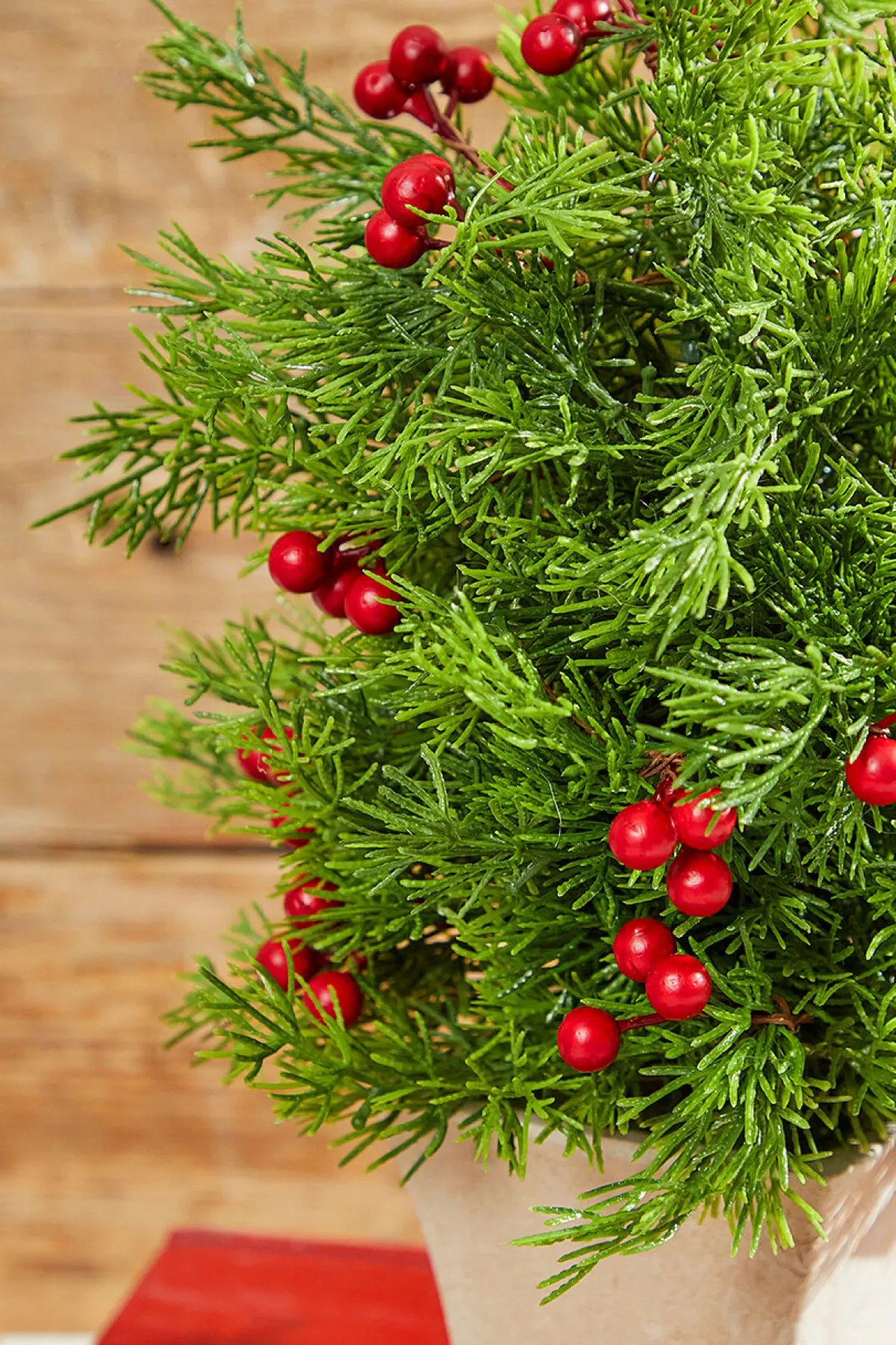 Decorator's Warehouse Christmas Accents^14" Cedar Berry Tree
