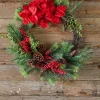 Decorator's Warehouse Christmas Wreaths^30” Christmas Amaryllis/Pine Wreath