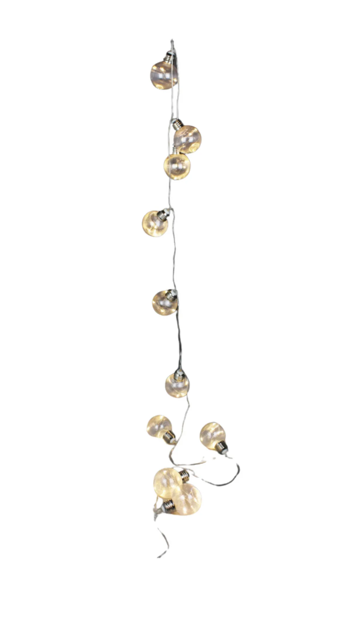 Decorator's Warehouse Borealis Lights|Indoor Lighting^6 Cm X 6.5' Plastic Ball LED Garland - Warm White