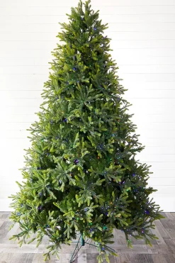 Decorator's Warehouse Christmas Trees|Christmas Trees^9' Deluxe Trinity Pine Artificial Christmas Tree With 2850 Color-Changing Lights
