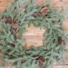 Decorator's Warehouse Christmas Wreaths|Natural Greenery^24” Fir Pine Wreath With Cones