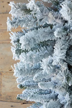 Decorator's Warehouse Wreaths|Christmas Teardrops^30" Flocked Balsam Teardrop