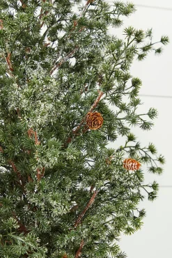 Decorator's Warehouse Christmas Accents^36” Frosted Potted Pine