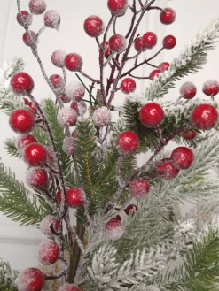 Decorator's Warehouse Christmas Accents^19” Frosted Tree With Berries