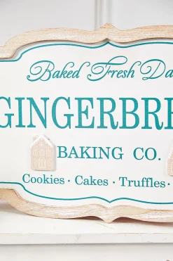 Decorator's Warehouse Christmas Accents^15" Gingerbread Baking Sign