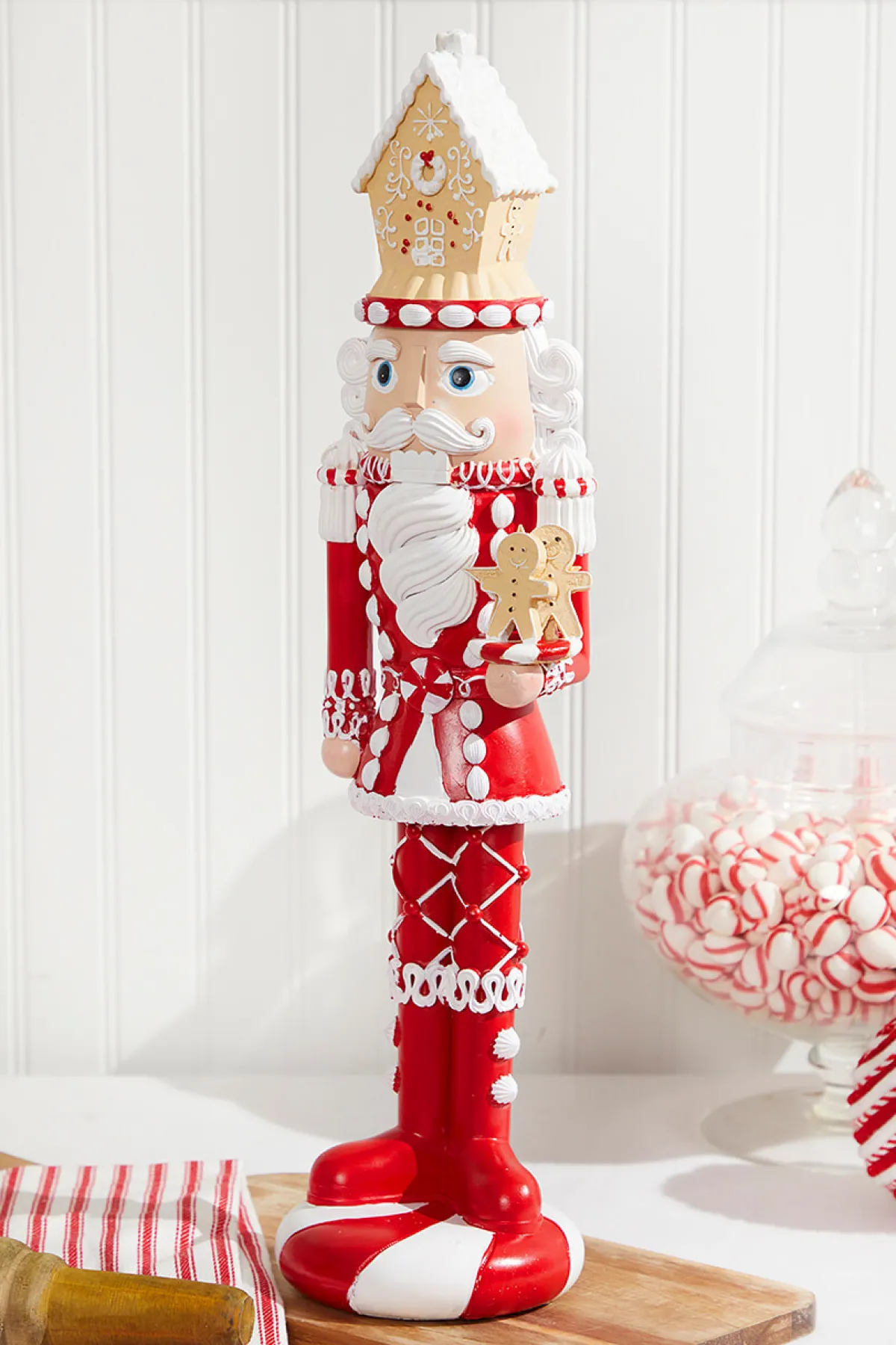 Decorator's Warehouse Christmas Accents^21.5" Gingerbread House Nutcracker