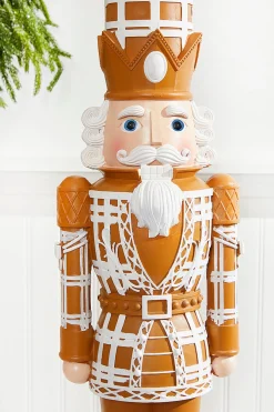 Decorator's Warehouse Christmas Accents|Christmas Resin^35" Gingerbread Nutcracker