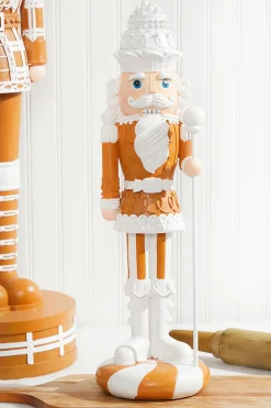 Decorator's Warehouse Christmas Accents^22" Gingerbread Nutcracker With Staff