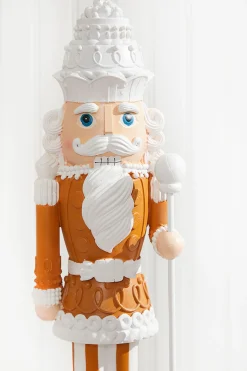 Decorator's Warehouse Christmas Accents^22" Gingerbread Nutcracker With Staff