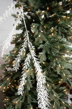 Decorator's Warehouse Christmas Garlands^48" Glitter/Sequin Artemisia Garland