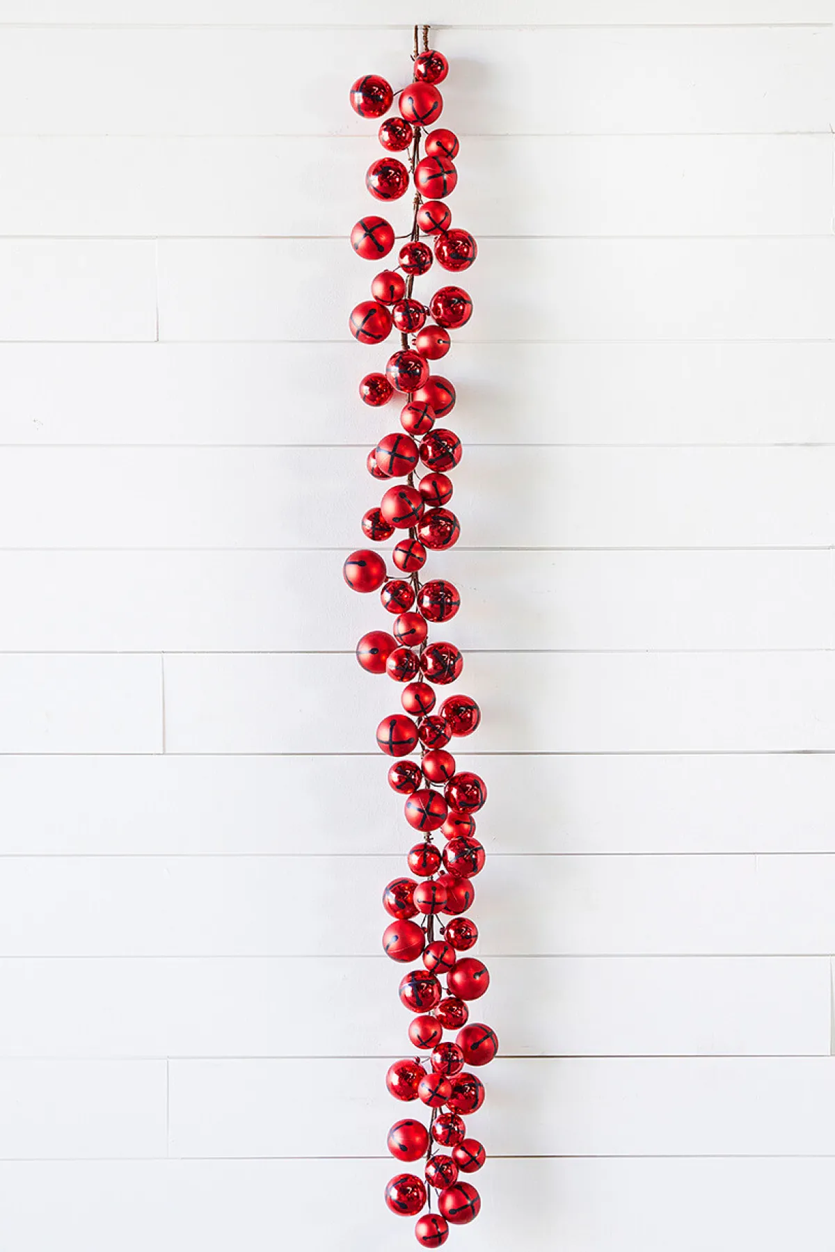 Decorator's Warehouse Christmas Garlands^5’ Holiday Red Jingle Bells Garland