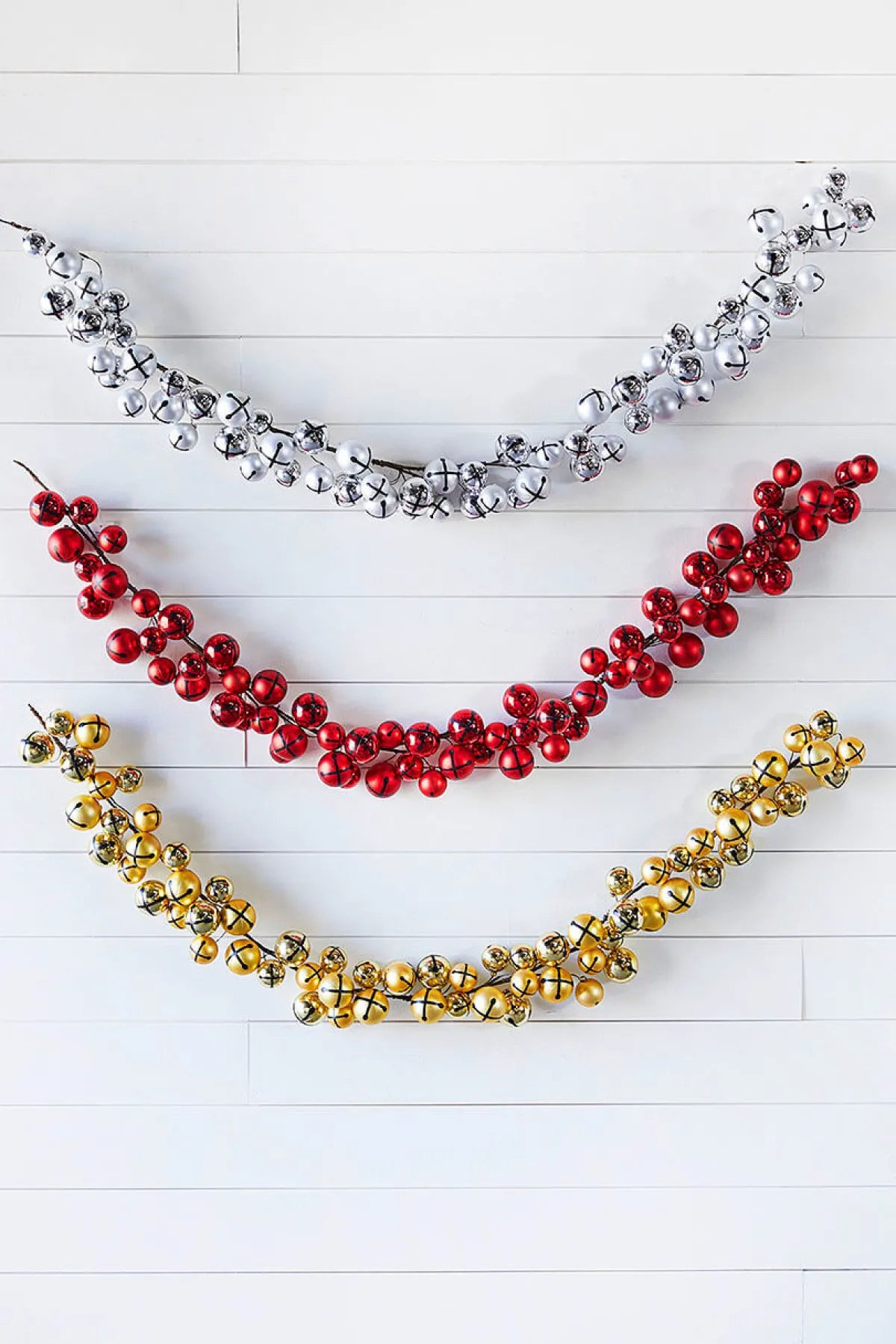 Decorator's Warehouse Christmas Garlands^5’ Holiday Red Jingle Bells Garland