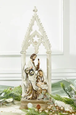 Decorator's Warehouse Christmas Accents^23" Holy Family With Arch