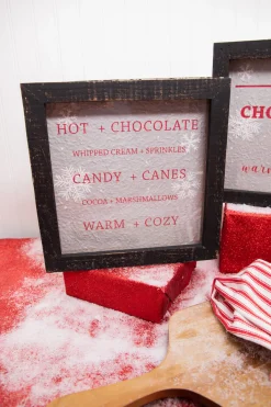 Decorator's Warehouse Christmas Accents^12” Hot Chocolate Wall Decor