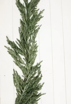 Decorator's Warehouse Christmas Garlands|Natural Greenery^48” Iced Garden Norfolk Pine Garland