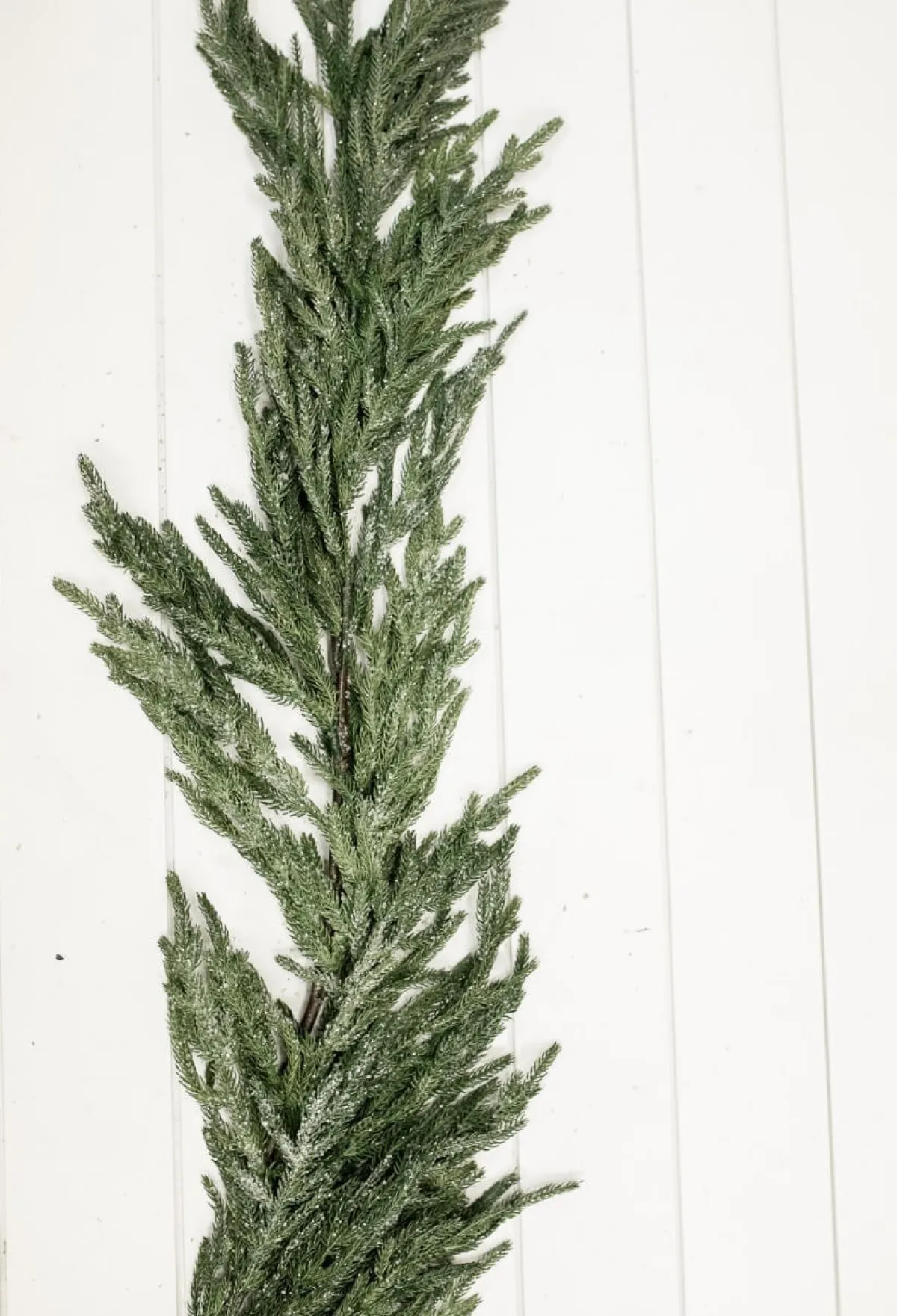 Decorator's Warehouse Christmas Garlands|Natural Greenery^48” Iced Garden Norfolk Pine Garland