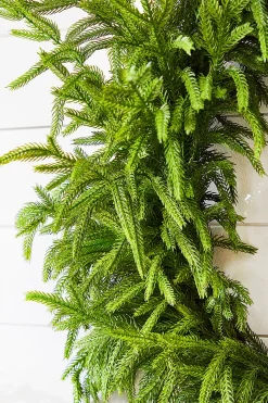 Decorator's Warehouse Christmas Wreaths|Natural Greenery^30" Just Cut Real Touch Norfolk Pine Wreath