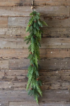 Decorator's Warehouse Christmas Garlands^48” Just Cut Woodland Pines Garland