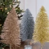 Decorator's Warehouse Christmas Accents^15" Large Metallic Bottle Brush Tree