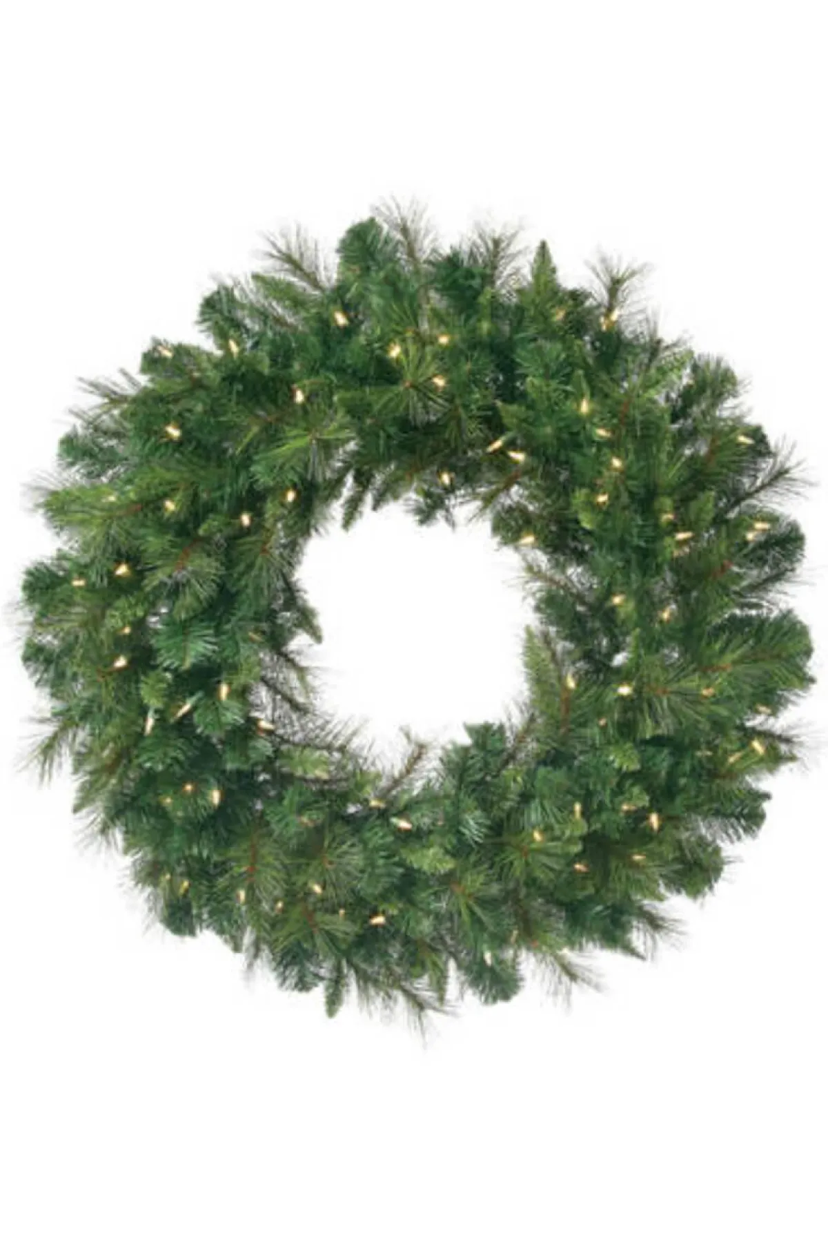Decorator's Warehouse Wreaths|Christmas Wreaths^48" LED Belgium Wreath (Warm White)