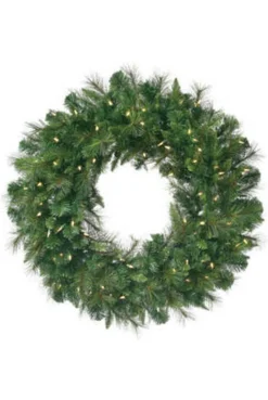Decorator's Warehouse Wreaths|Christmas Wreaths^60" LED Belgium Wreath (Warm White)