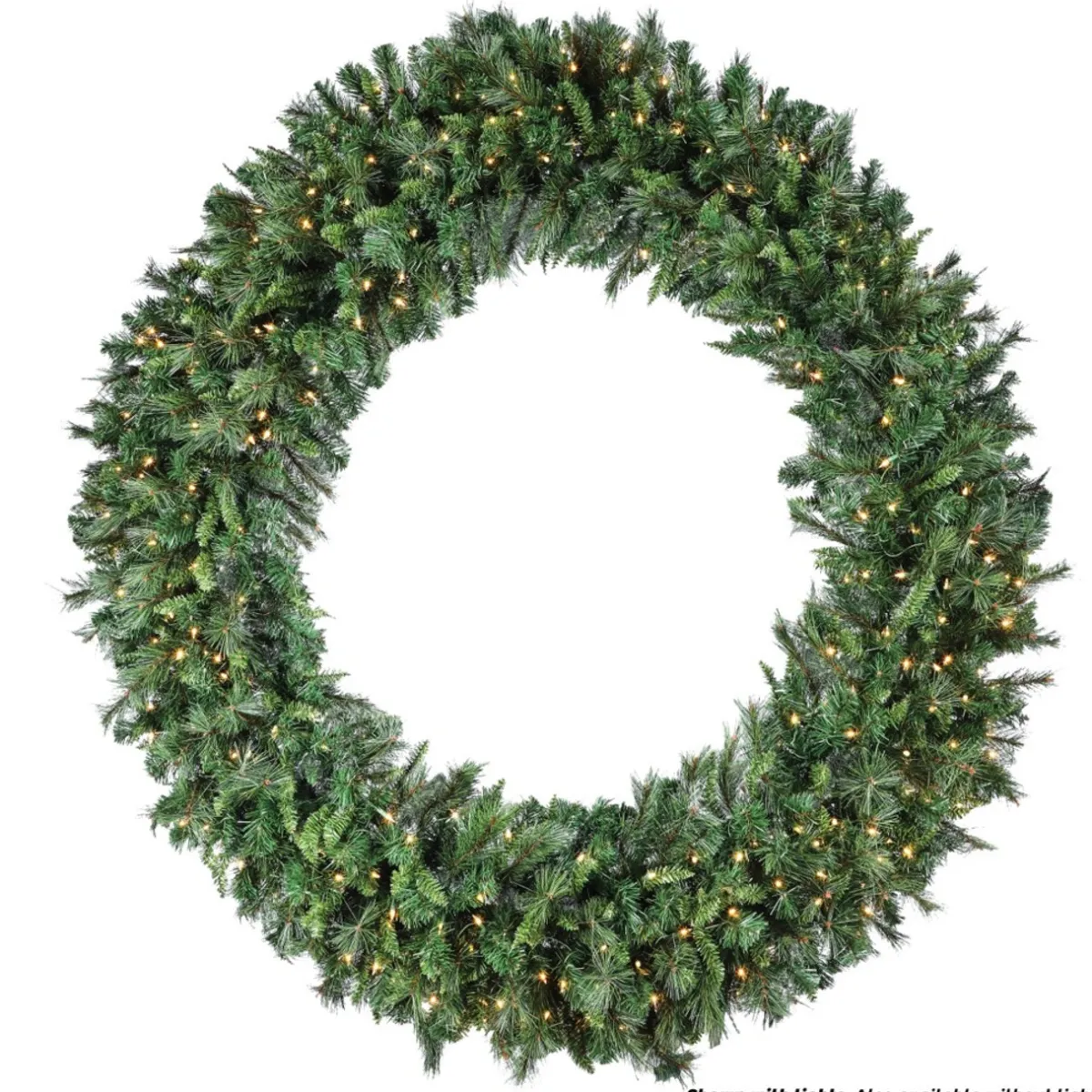 Decorator's Warehouse Wreaths|Christmas Wreaths^72" LED Belgium Wreath (Warm White)