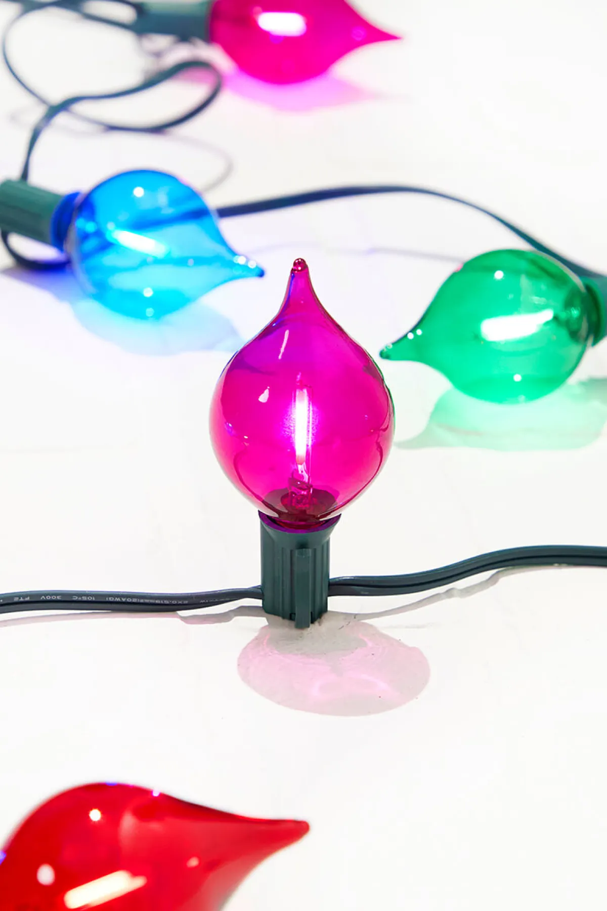 Decorator's Warehouse Indoor Lighting^128" LED Retro Kismet Light Strand X8 - Multi