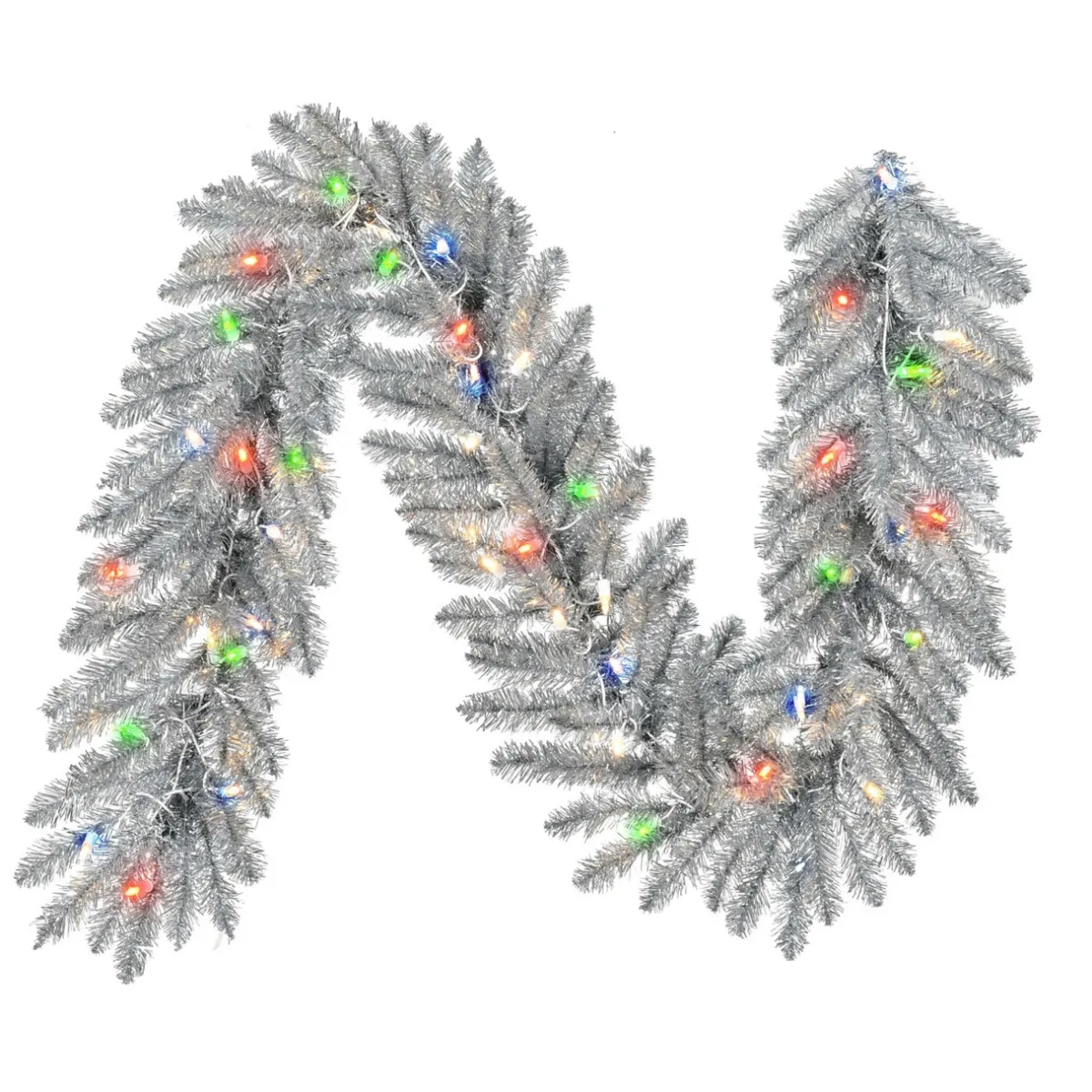 Decorator's Warehouse Christmas Garlands^6' LED Silverado Garland - Multi
