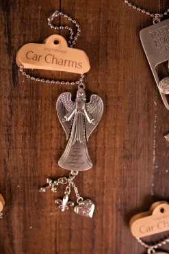 Decorator's Warehouse Christmas Accents^4” Metal Inspirational Car Charms