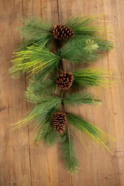 Decorator's Warehouse Christmas Teardrops^28” Mixed Pine Teardrop With Cones