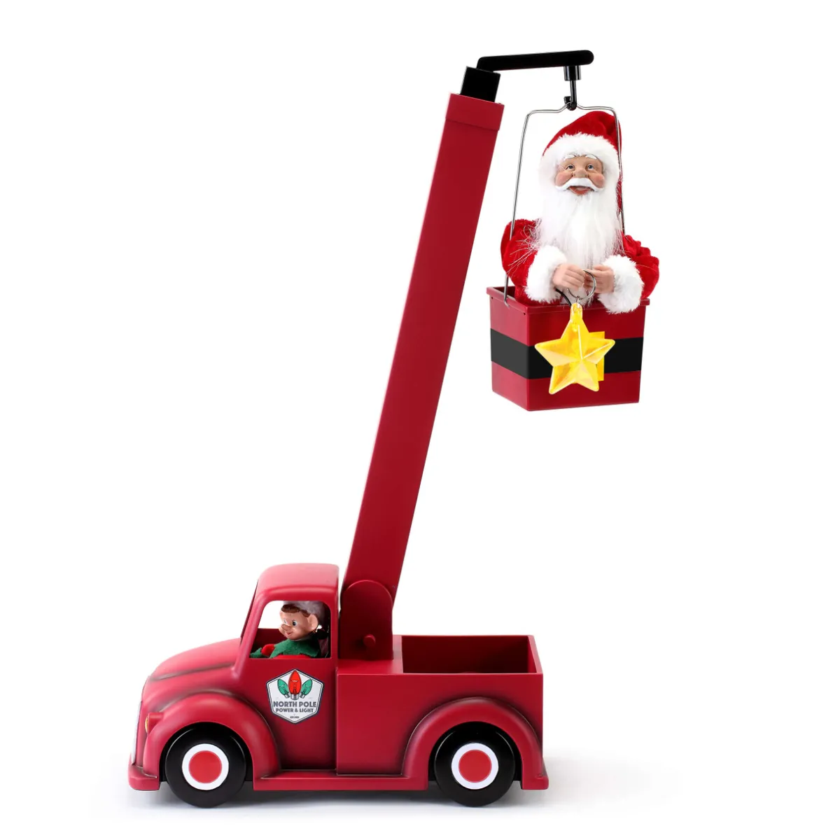 Decorator's Warehouse Christmas Accents^43" Mr. Christmas Animated North Pole Lighting Crew
