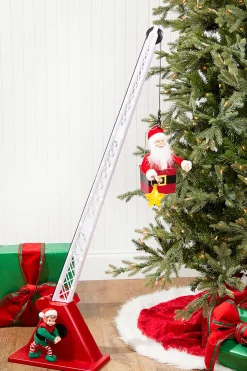 Decorator's Warehouse Christmas Accents^43" Mr. Christmas Animated Santa's Crane