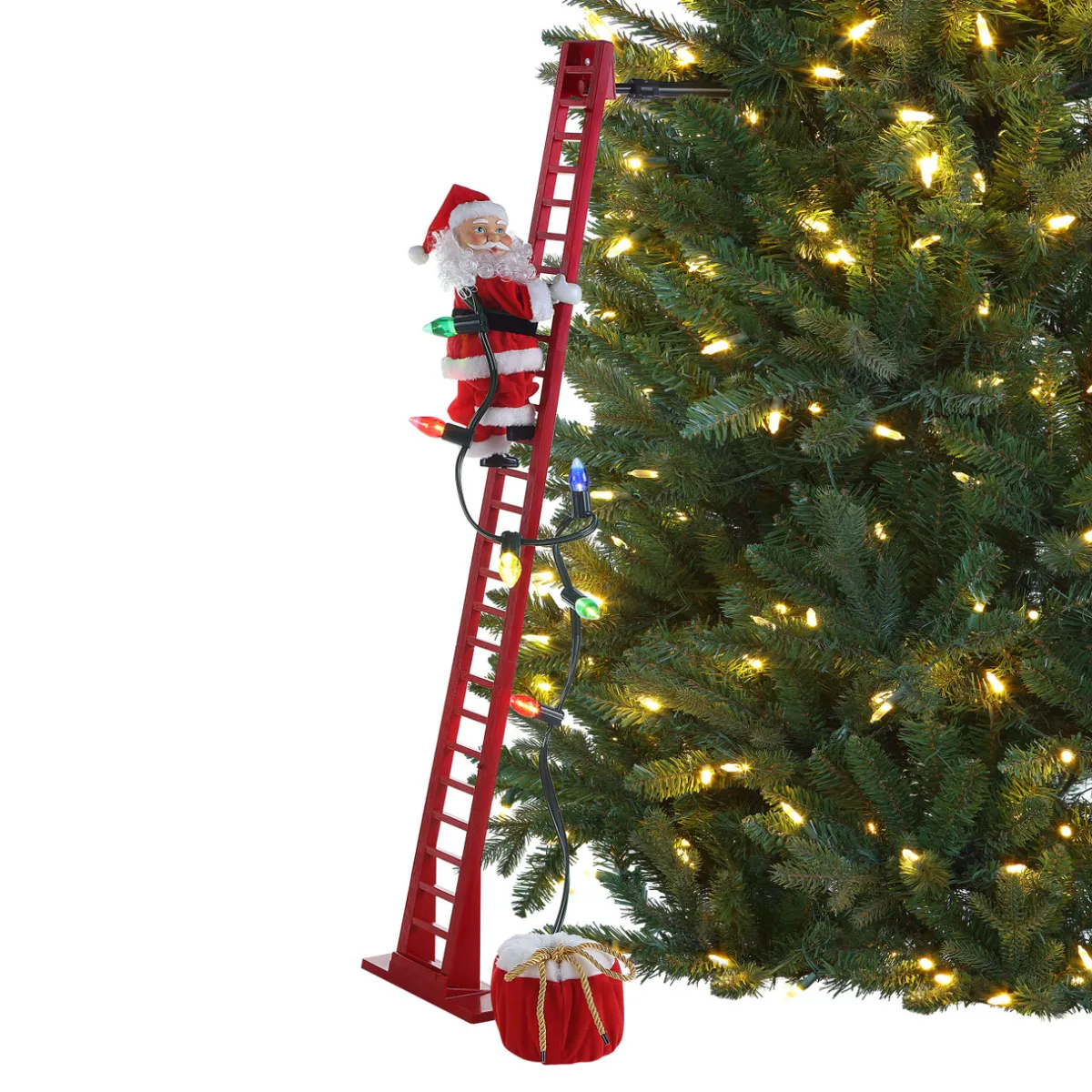 Decorator's Warehouse Christmas Accents^40" Mr. Christmas Super Climbing Santa