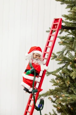 Decorator's Warehouse Christmas Accents^40" Mr. Christmas Super Climbing Santa - African American
