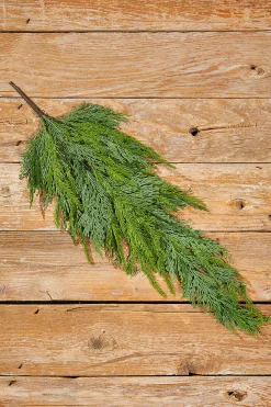 Decorator's Warehouse Christmas Teardrops|Natural Greenery^25” Natural Touch Cedar Teardrop