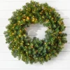 Decorator's Warehouse Wreaths|Christmas Wreaths^36" Norway Pine Wreath 320T/150WW LED WL/UL