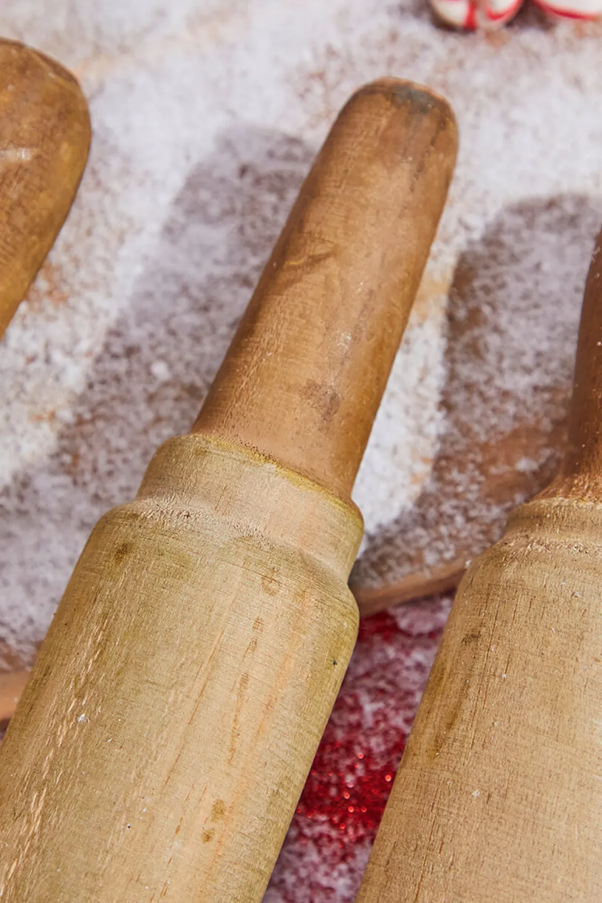 Decorator's Warehouse Christmas Accents^18” Park Hill Large Country Wood Rolling Pin