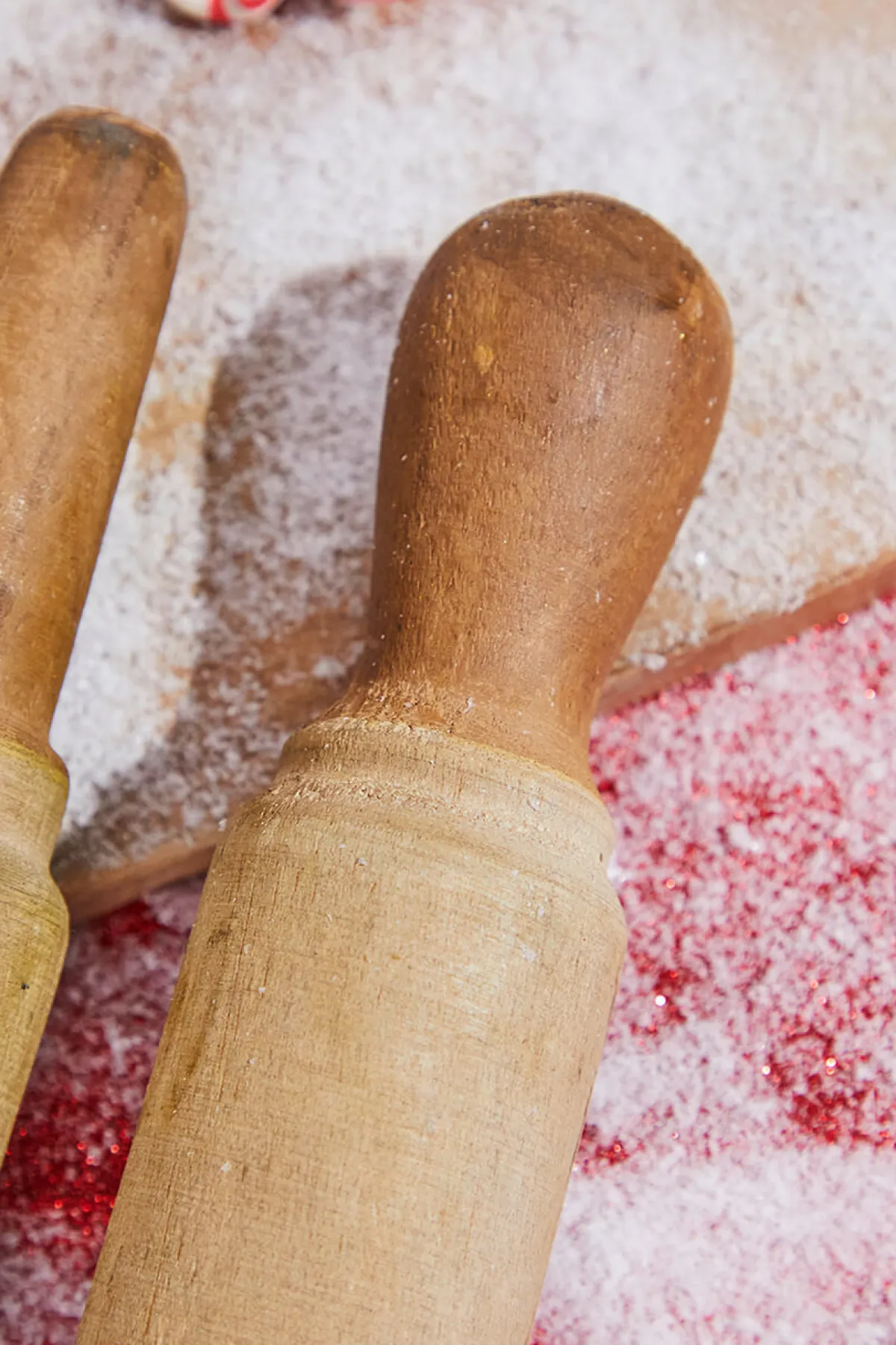 Decorator's Warehouse Christmas Accents^18” Park Hill Large Country Wood Rolling Pin