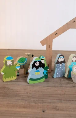 Decorator's Warehouse Christmas Accents^12 Piece Children’s Nativity Set