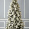 Decorator's Warehouse Christmas Trees|Christmas Trees^9' Pine And Pampas Artificial Christmas Tree With 700 Warm White LED Lights